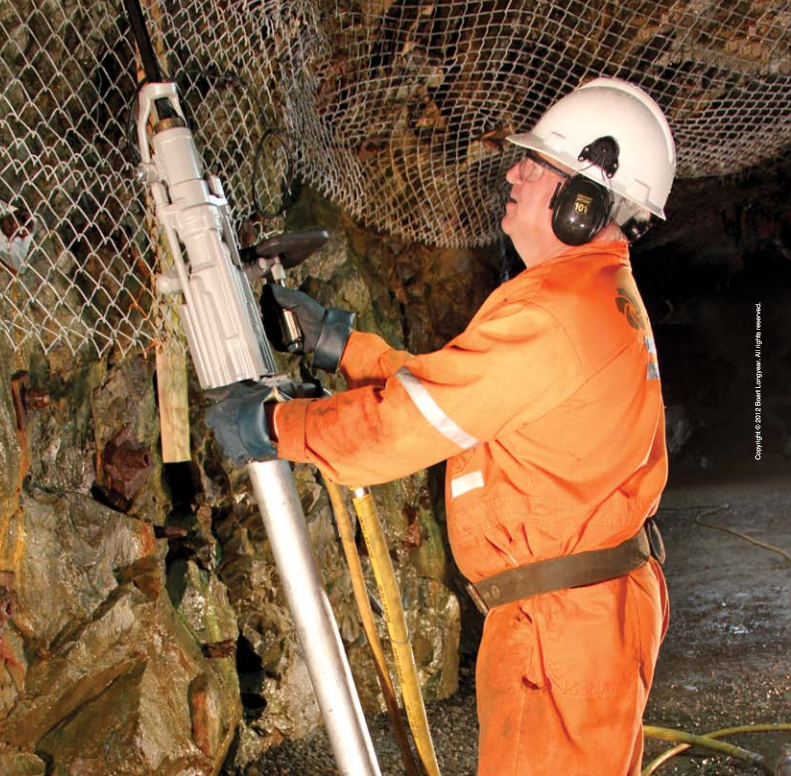 Pneumatic S250 HandHeld Rock Drill by Boart Longyear