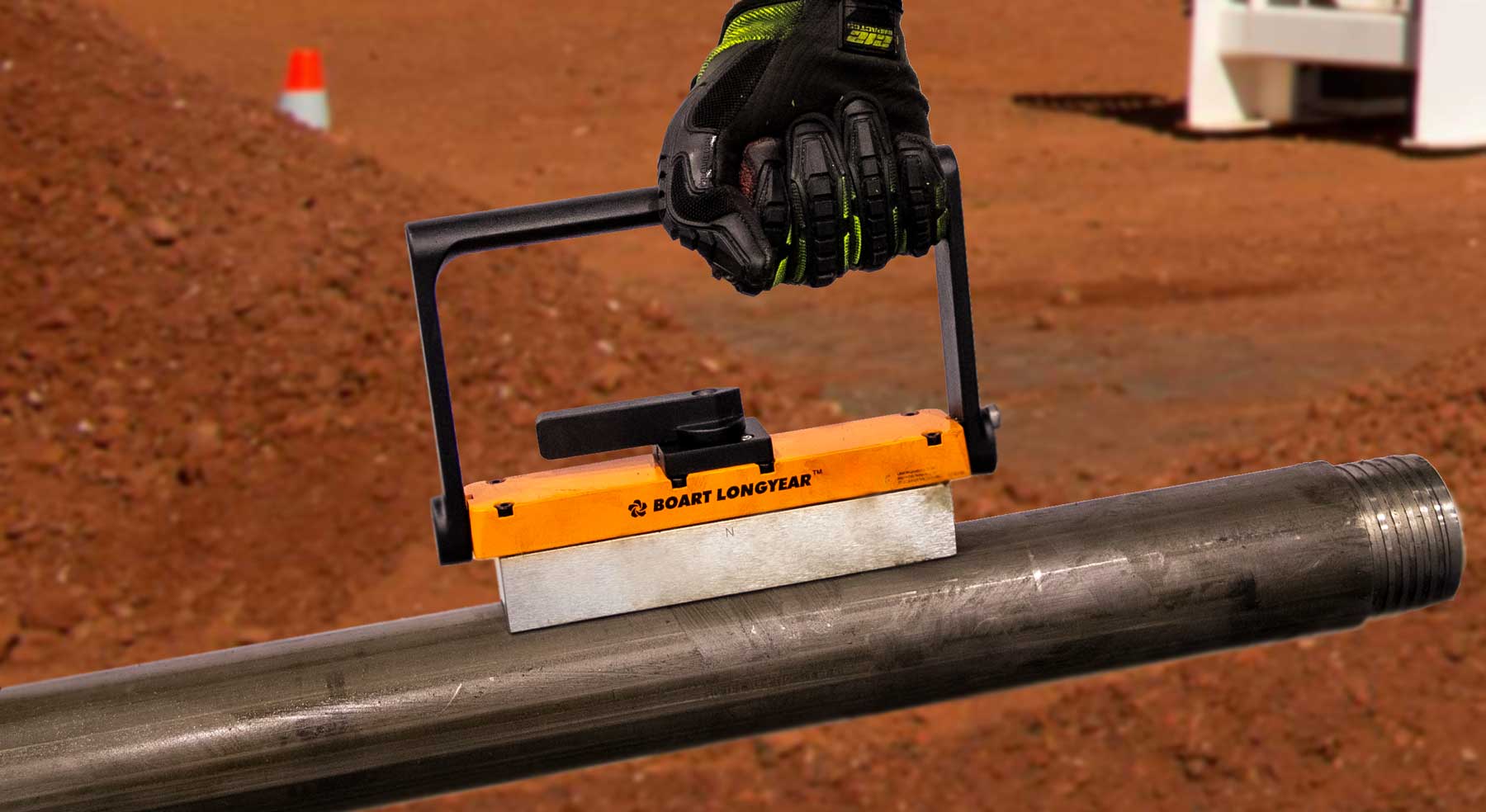 Rod Rope Pinch Eliminate pinch points when handling rods with our magnetic rod lifter.