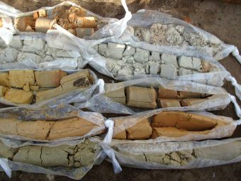 Sonic muestras de perforación