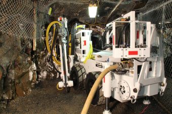 Stopemate underground mining S36 rock drill